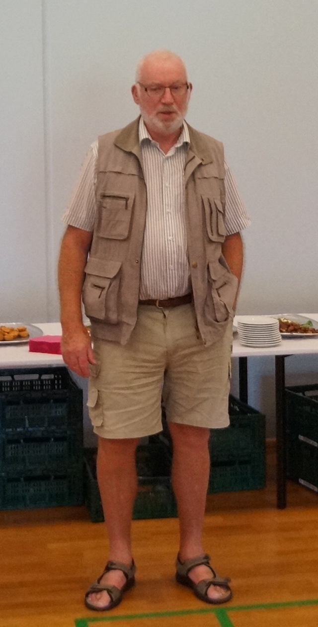 Tidligere formand John Pedersen, kom i den f�rste bestyrelse i 1951 i Borup Badminton.
